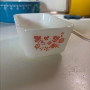 Vintage Pyrex Pink Gooseberry Rectangular Dish
